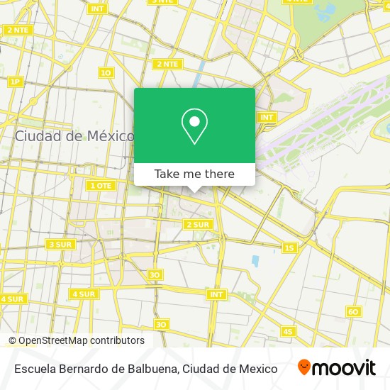 Escuela Bernardo de Balbuena map