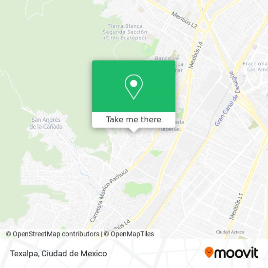 Texalpa map