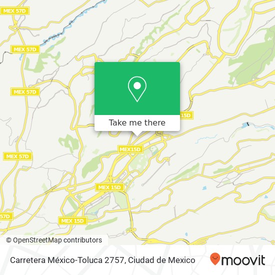 Carretera México-Toluca 2757 map