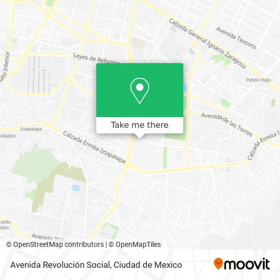 Avenida Revolución Social map