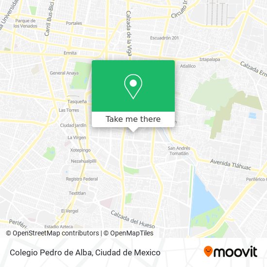 Colegio Pedro de Alba map