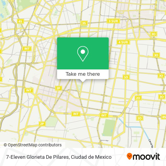 7-Eleven Glorieta De Pilares map