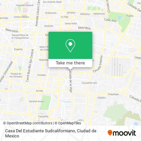 Casa Del Estudiante Sudcaliforniano map
