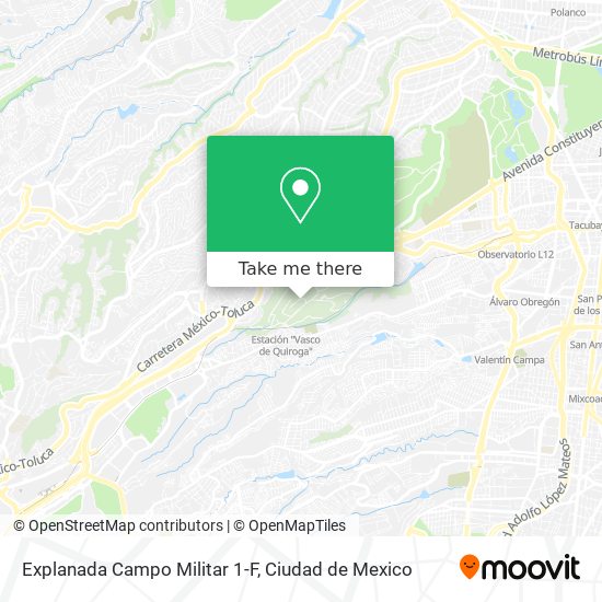 Explanada Campo Militar 1-F map