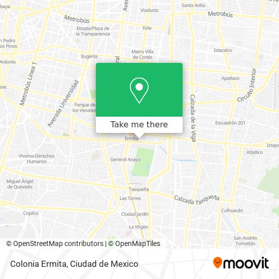 Mapa de Colonia Ermita