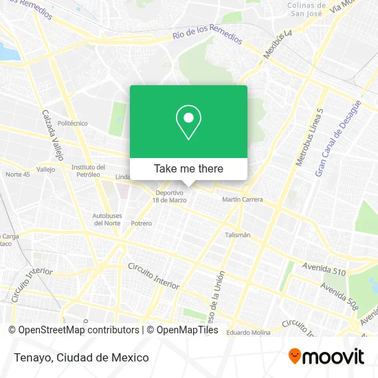 Tenayo map