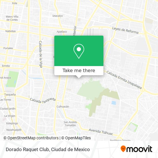 Dorado Raquet Club map