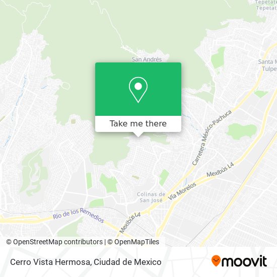 Mapa de Cerro Vista Hermosa