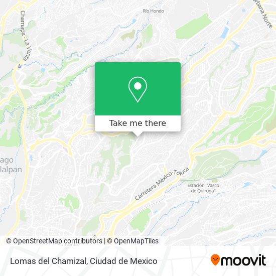 Lomas del Chamizal map