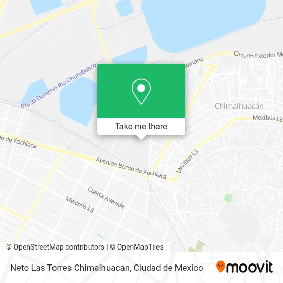 Neto Las Torres Chimalhuacan map