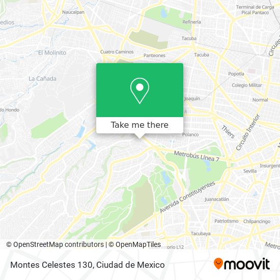 Montes Celestes 130 map