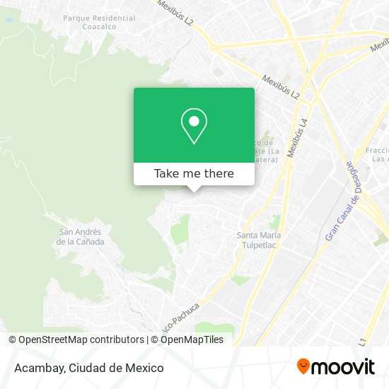 How to get to Acambay in Coacalco De Berriozábal by Bus or Train?