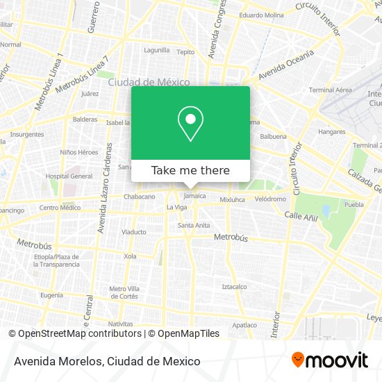 Avenida Morelos map