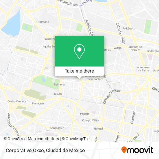 Corporativo Oxxo map