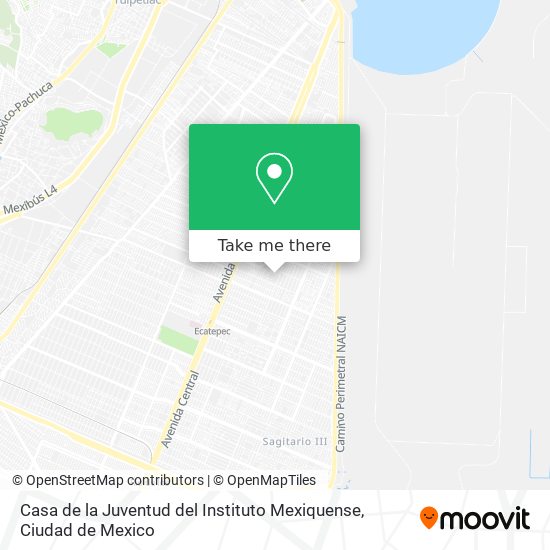 Casa de la Juventud del Instituto Mexiquense map