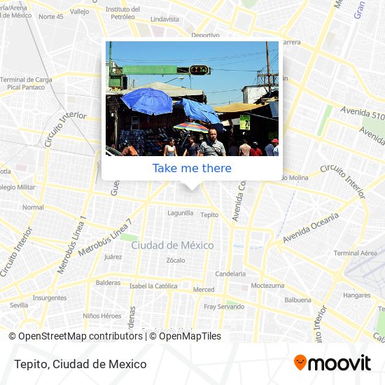 Tepito map