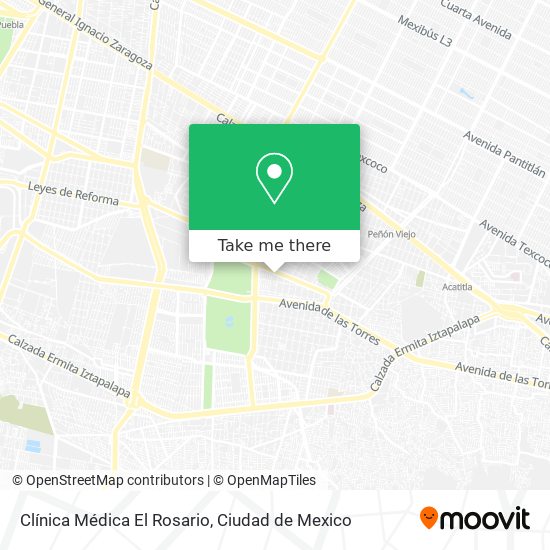 Clínica Médica El Rosario map