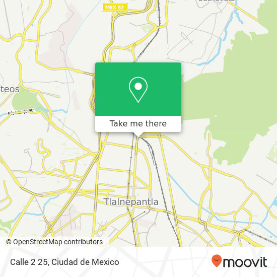 Calle 2 25 map