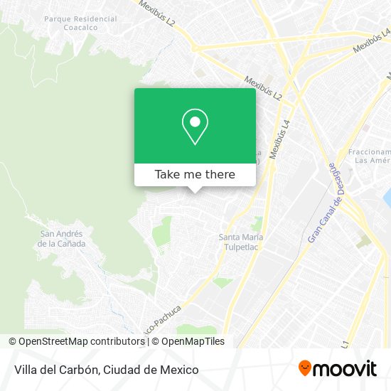 Villa del Carbón map