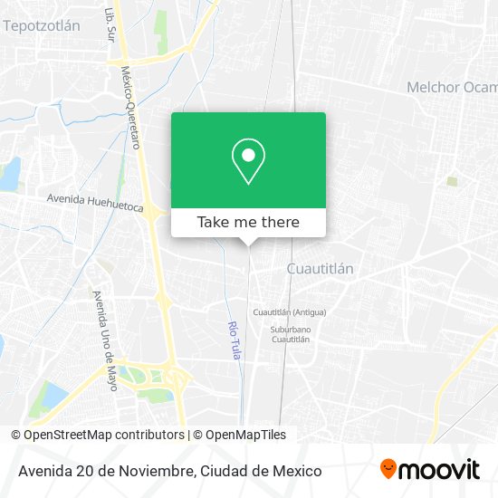 Mapa de Avenida 20 de Noviembre
