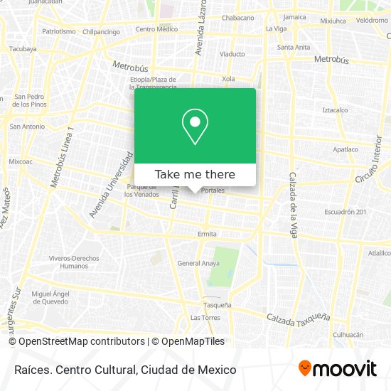 Raíces. Centro Cultural map