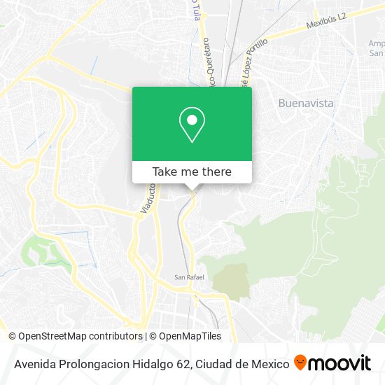 Mapa de Avenida Prolongacion Hidalgo 62