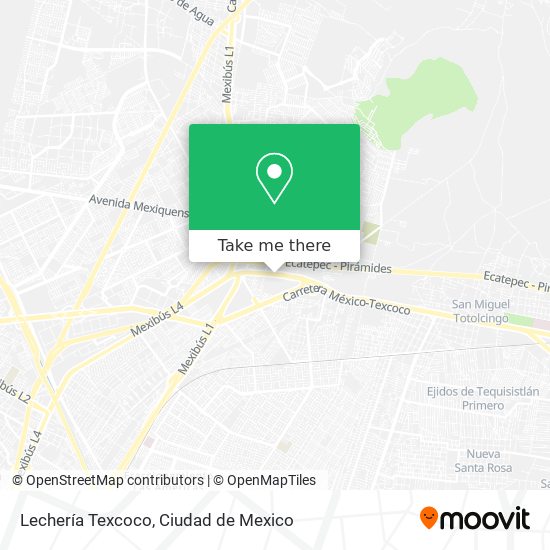 Lechería Texcoco map
