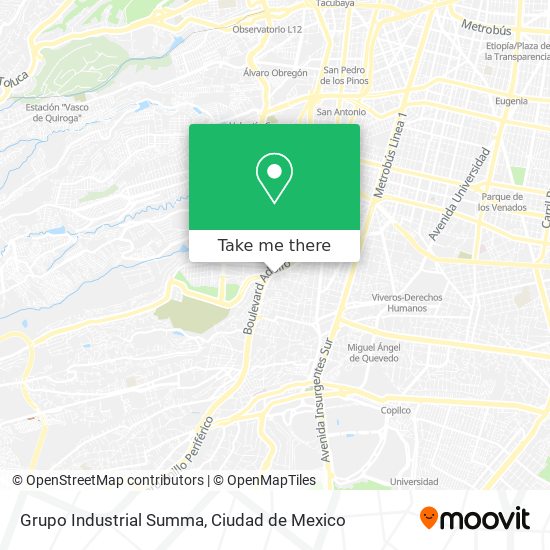 Grupo Industrial Summa map