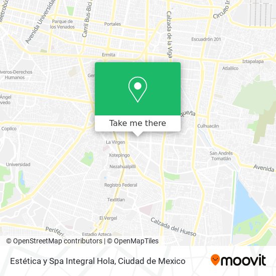 Estética y Spa Integral Hola map