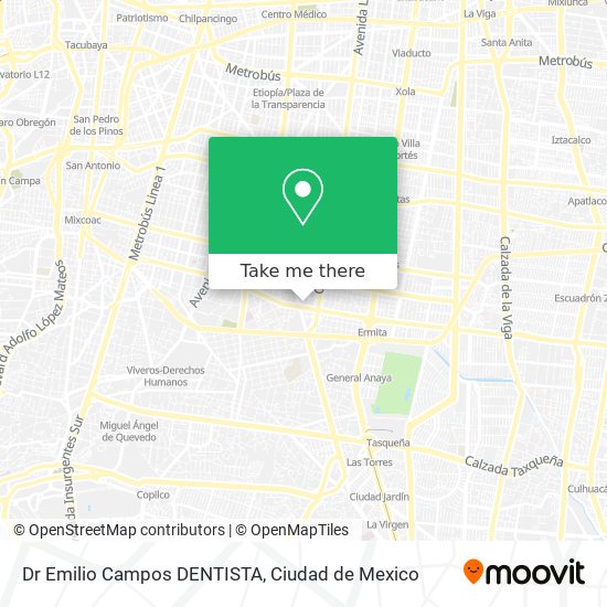 Dr Emilio Campos DENTISTA map