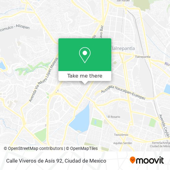 How to get to Calle Viveros de Asís 92 in Atizapán De Zaragoza by Bus or  Metro?