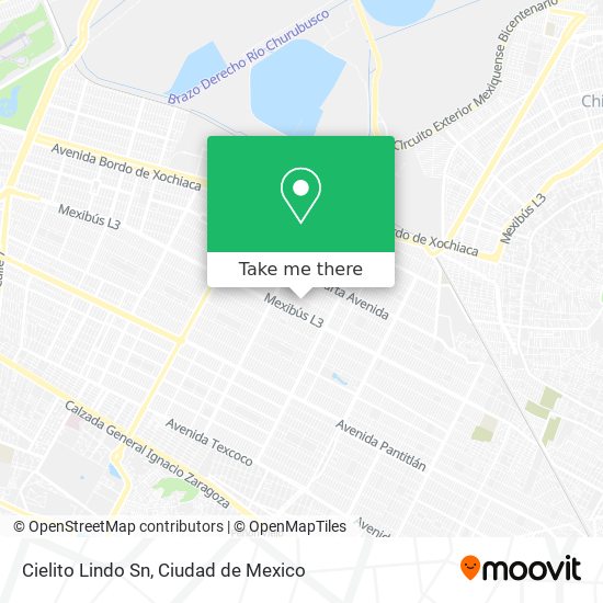 How to get to Cielito Lindo Sn in Nezahualcóyotl by Bus or Metro?