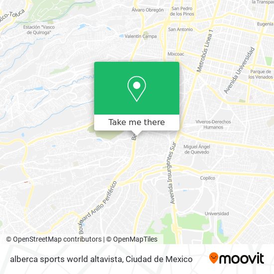 alberca sports world altavista map