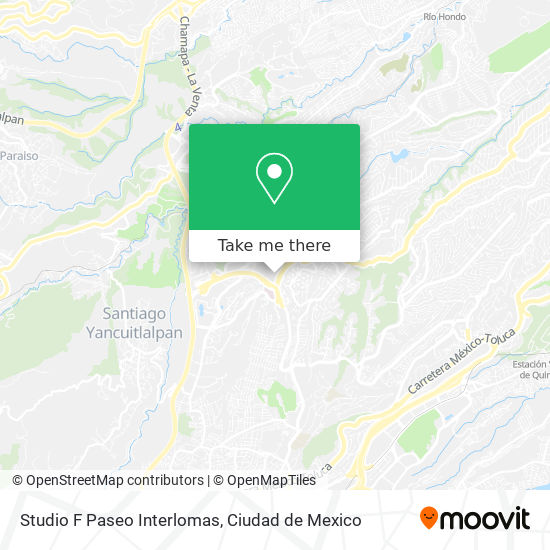 Studio F Paseo Interlomas map