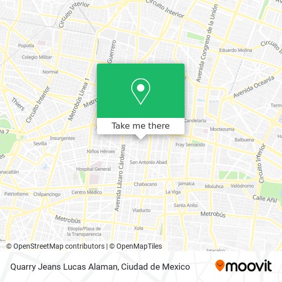 Quarry Jeans Lucas Alaman map