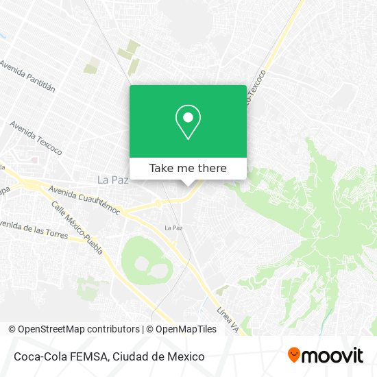 Coca-Cola FEMSA map