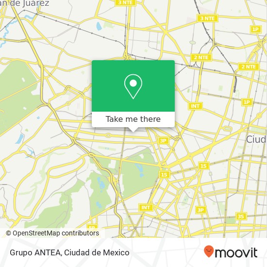 Grupo ANTEA map