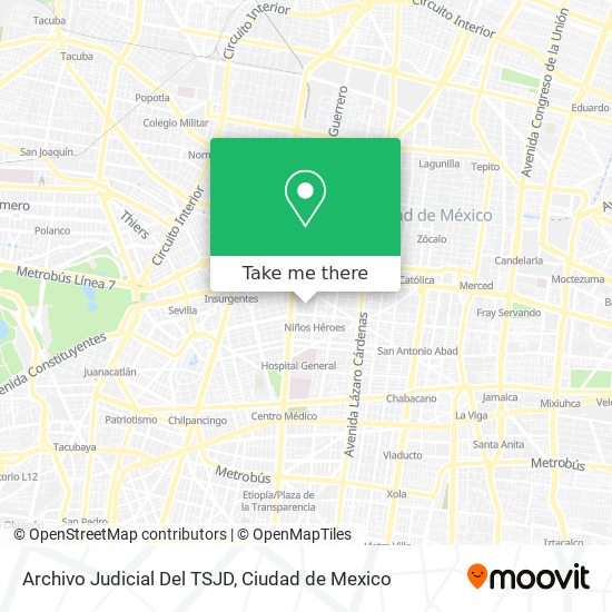 Mapa de Archivo Judicial Del TSJD