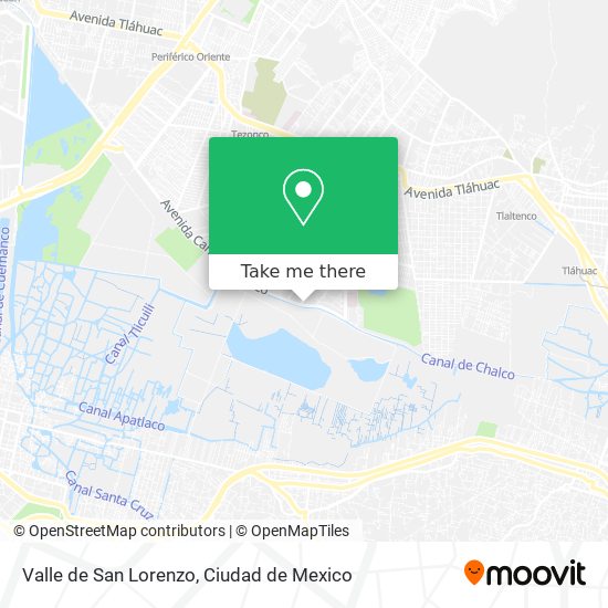 Valle de San Lorenzo map