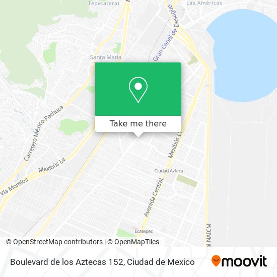 Boulevard de los Aztecas 152 map