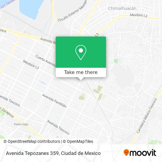 Avenida Tepozanes 359 map