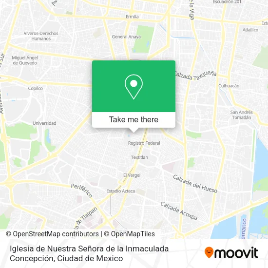 Iglesia de Nuestra Señora de la Inmaculada Concepción map