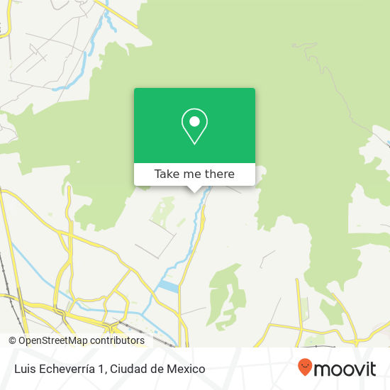 Luis Echeverría 1 map