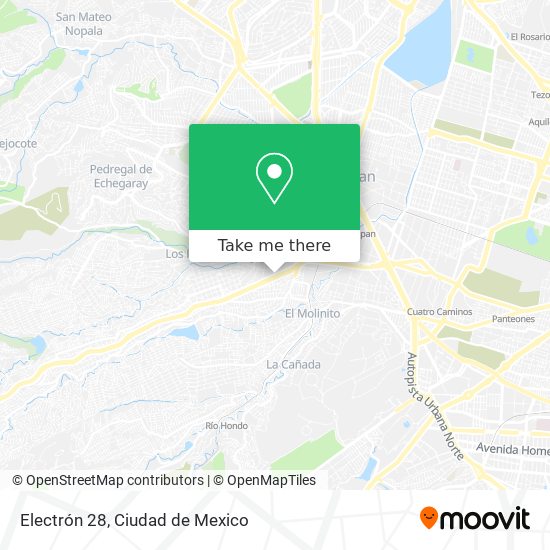 Electrón 28 map