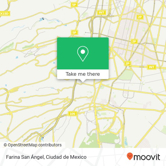 Farina San Ángel map