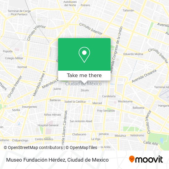 Mapa de Museo Fundación Hérdez