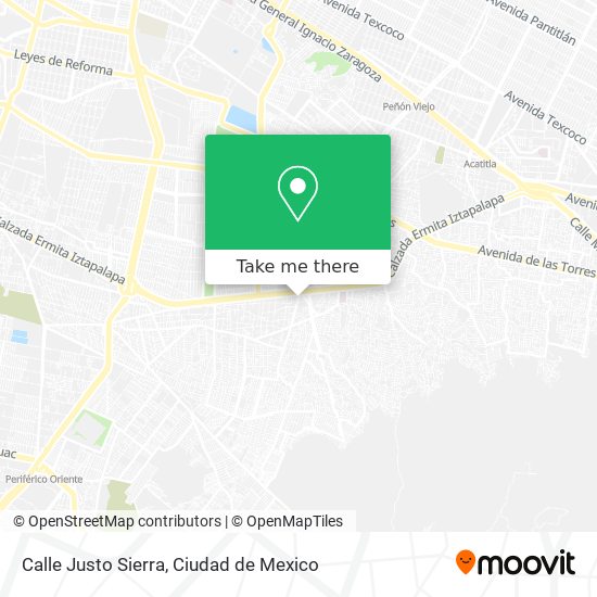 Calle Justo Sierra map