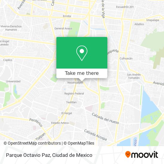 Parque Octavio Paz map