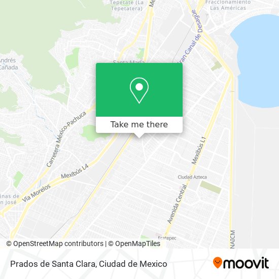 Prados de Santa Clara map