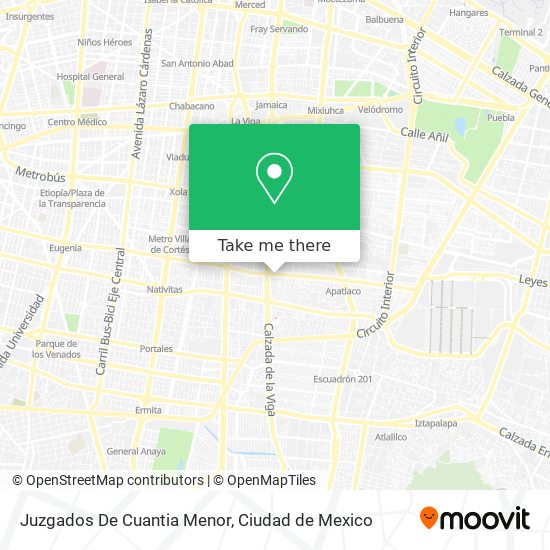 Mapa de Juzgados De Cuantia Menor